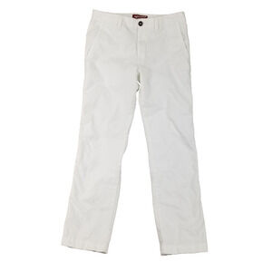 Arizona Jean Co Pants Mens 32x32 White Slim Straight Casual Cotton Spandex Stain